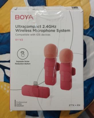 sistema di microfoni wireless Boya