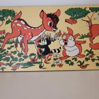 Pannello Walt Disney con Bamby 