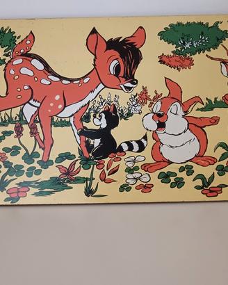 Pannello Walt Disney con Bamby 