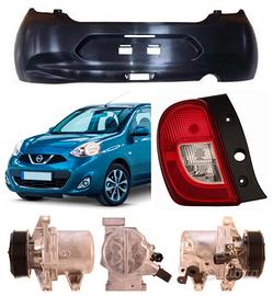 Nissan Micra ricambi cofano fanale portiera 13>17