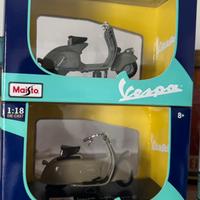 Due modellini Vespa scala 1:18 Vespa 98 e MP5