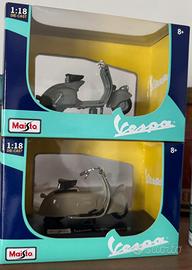 Due modellini Vespa scala 1:18 Vespa 98 e MP5