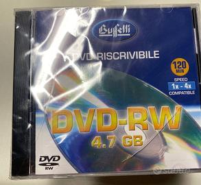 DVD riscrivibile RW nuovi