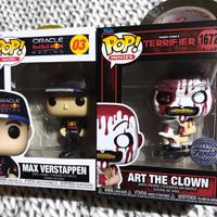 Lotto funko pop horror terrifier 1672 e verstappen
