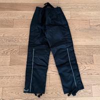 Pantaloni moto (donna) antipioggia con imbottitura