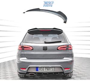 SPOILER ALETTONE SEAT IBIZA 6L 02-08 NERO LUCIDO