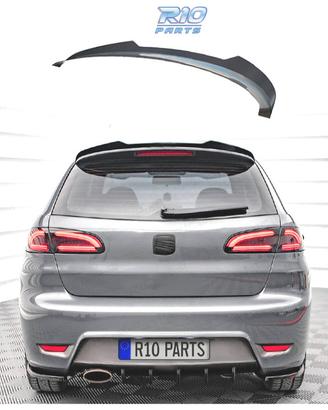 SPOILER ALETTONE SEAT IBIZA 6L 02-08 NERO LUCIDO