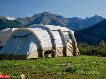 Tenda da campeggio dechatlon 6 posti letto
