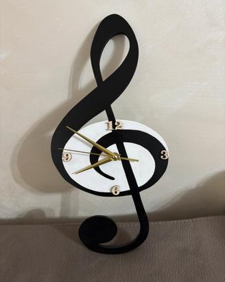 Orologio parete chiave di violino