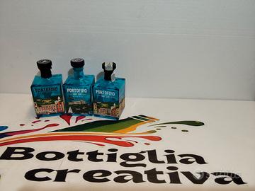 SET GIN PORTOFINO DIVERSE 3 BOTTIGLIE VUOTE 