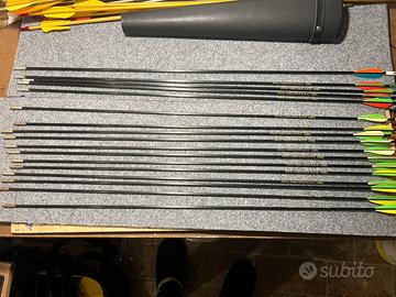 Freccie in carbonio +faretra