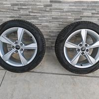 Cerchi originali Audi 17' pollici con pneumatici