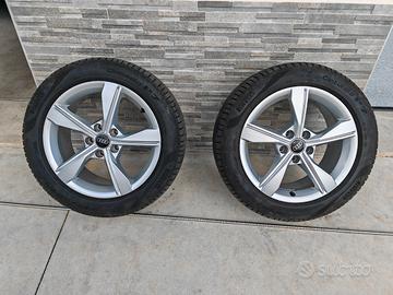 Cerchi originali Audi 17' pollici con pneumatici