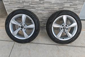 Cerchi originali Audi 17' pollici con pneumatici