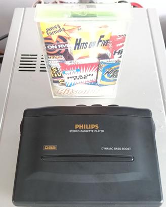 Walkman Philips funzionante con cassetta omaggio