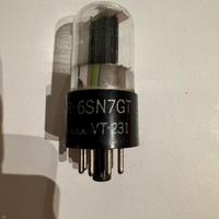 Valvola Ken-Rad 6SN7GT VT-231 Black Plates Testata