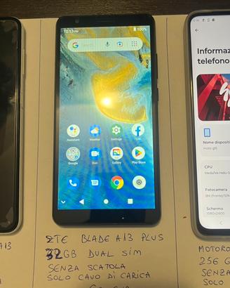 ZTE  BLADE  A13 plus