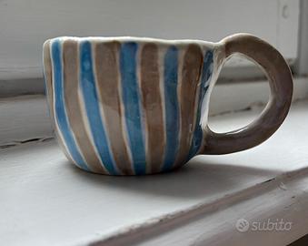 Tazza artigianale in ceramica