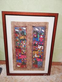 Arte messicana con cornice