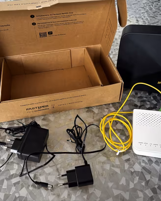 Modem Fastweb NeXXt One Wi-Fi 6 + ONT fibra