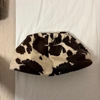 borsa pochette con tracolla in cavallino