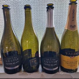 bottiglie vuote per spumante