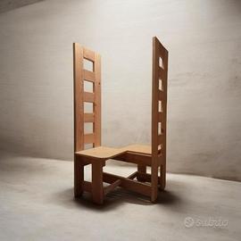 opera  legno massello, artista Alvas Riotti Migl.