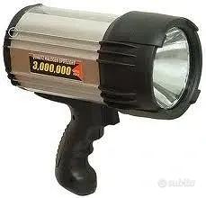 Faro alogeno a Led con batteria ricaricabile 6v al