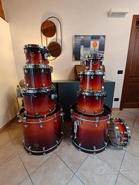 TAMA Starclassic Maple - Dark Cherry Fade