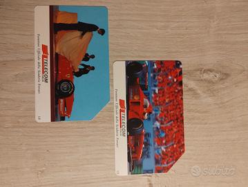 Scheda telefonica Telecom Italia e Ferrari