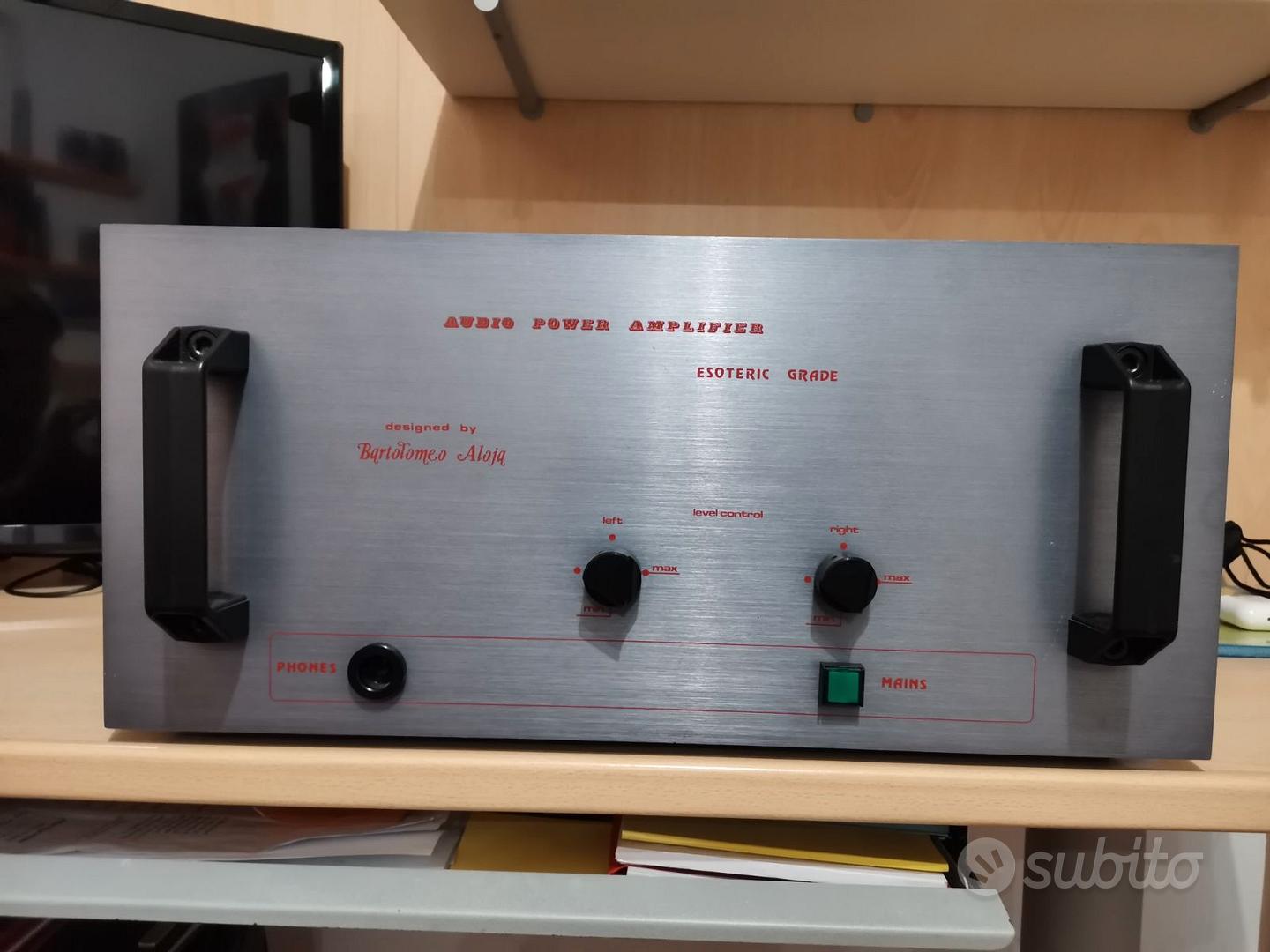 Ampli finale stereo B. Aloia Audiophile 100W Audio/Video In vendita a