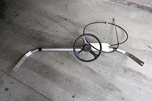 volante con staffa per gommone