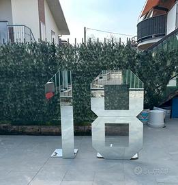 Numero Gigante con led
