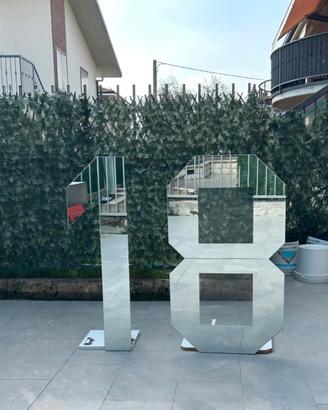 Numero Gigante con led