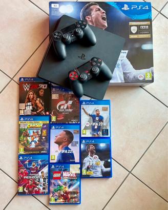 PlayStation4 (PS4) Slim 1TB+ 2 Controller
