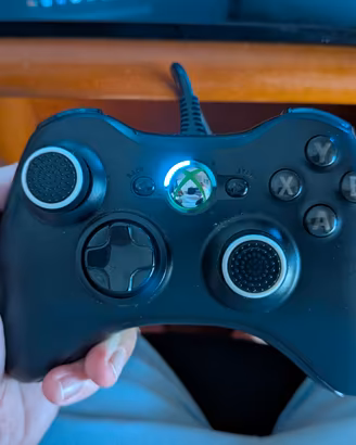 Controller Xbox 360 Originale Custom LED Bianchi