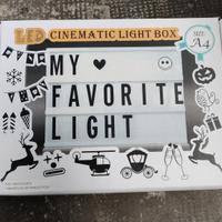 Tabella Luminosa Cinematic Light Box Paloma Nuova
