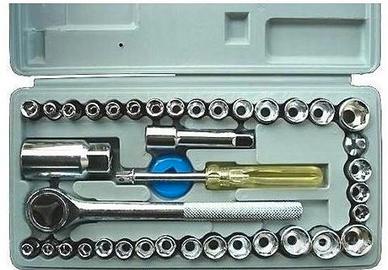 Set chiavi a bussola + cricchetto 40 pezzi da 3/4"