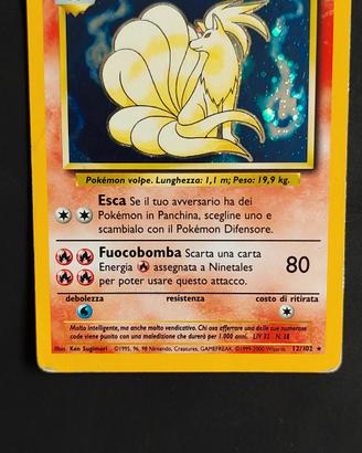 Pokemon Ninetales 12/102 Set base