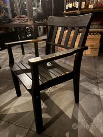 sedia completammete in legno 15,00 al pz