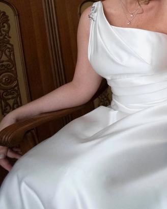 Abito da sposa monospalla - Pignatelli