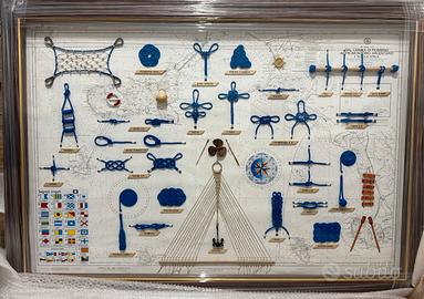 Quadro con nodi marinari