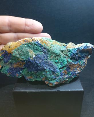 minerale Malachite, azzurrite. Marocco 