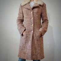 Cappotto Max&Co. con collo pelliccia lapin