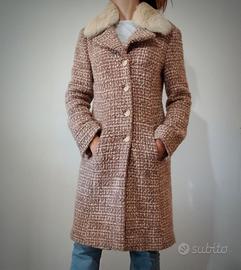 Cappotto Max&Co. con collo pelliccia lapin