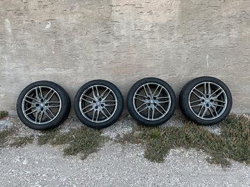 Cerchi MSW 17" 4x100 + gomme Riken estive