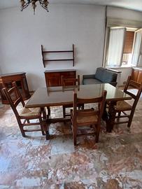 TAVOLO CUCINA CON 4 SEDIE