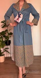 Abito Cappotto Vintage Stile Provenzale  Floreale