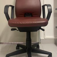 Sedia da ufficio in pelle