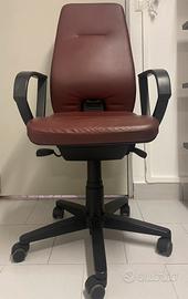 Sedia da ufficio in pelle